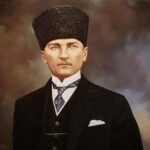 Atatürk Baskılı Zebra Perde