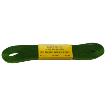 Katlamalı Perde Kurdele (10mm) Yeşil