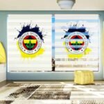 Genç Fenerbahçeliler Desenli Baskılı Zebra Perde - Görsel 2