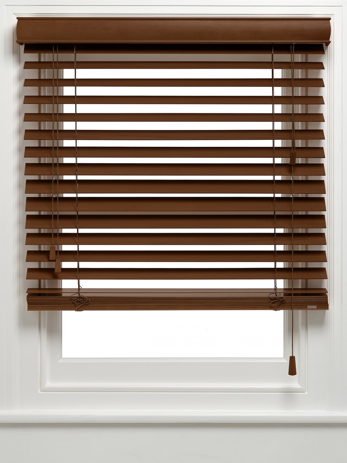 AJ565 50 mm Spruce Ahşap Jaluzi Perde İp Merdivenli AJ565 - Görsel 1