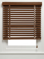 50 mm Spruce Ahşap Jaluzi Perde Kurdele Merdivenli AJ565K