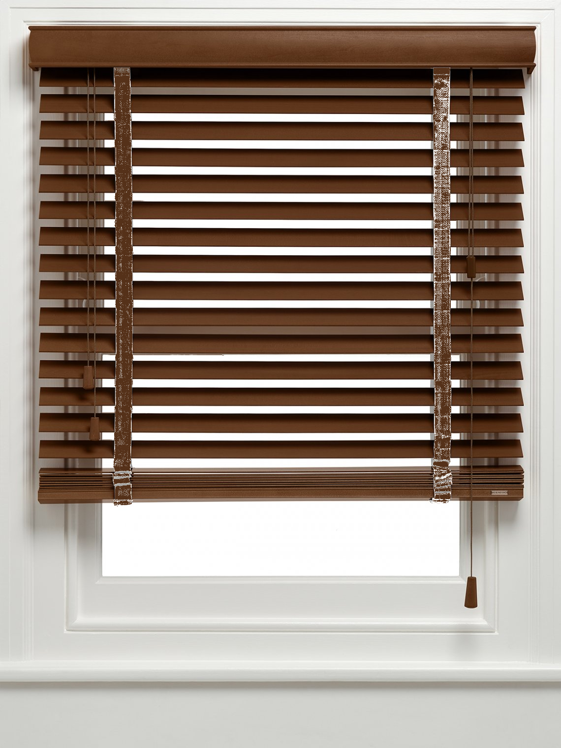 AJ565K 50 mm Spruce Ahşap Jaluzi Perde Kurdele Merdivenli AJ565K - Görsel 1