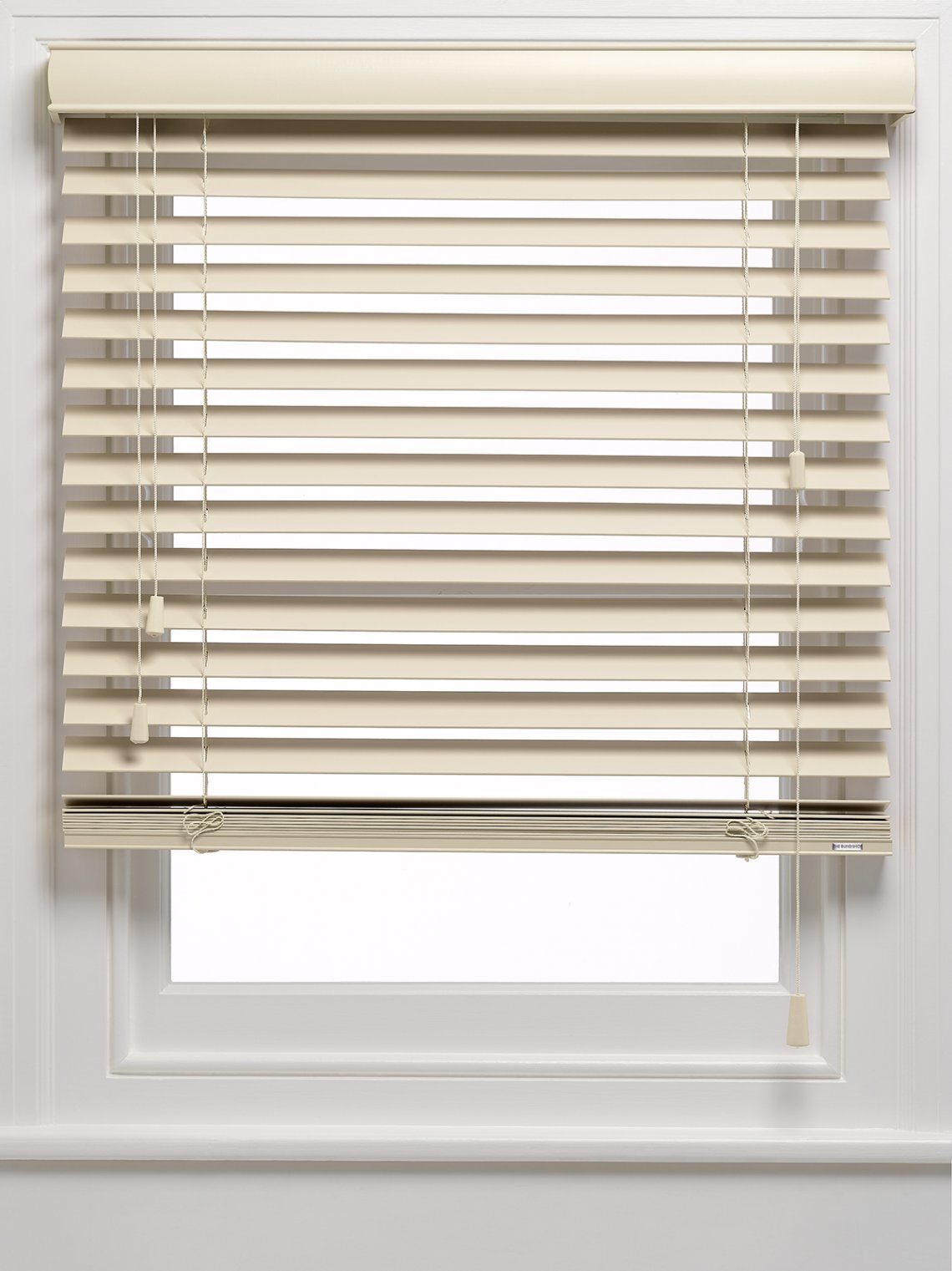 AJ570 50 mm Mink Ahşap Jaluzi Perde İp Merdivenli AJ570 - Görsel 1