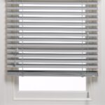 50 mm Açık Gri Ahşap Perde İp Merdivenli AJ590