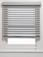 50 mm Açık Gri Ahşap Perde İp Merdivenli AJ590