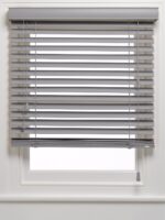 50 mm Koyu Gri Ahşap Perde İp Merdivenli AJ595