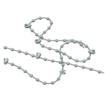 Kumaş Dikey Perde Etek Zinciri Gri - Görsel 5