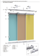 Japon Perde Üçlü Mekanizma - Görsel 7