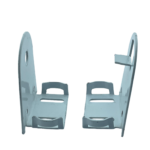 Boru Sonu Tıpa Metal Kısa Beyaz Ayağı Takım - Görsel 5