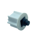 32 lik Yaylı Yuvarlak Pimli Siyah Beyaz Boru Sonu Tıpası - Görsel 3