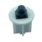 32 lik Yaylı Yuvarlak Pimli Siyah Beyaz Boru Sonu Tıpası - Görsel 8