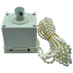 50mm Ahşap Jaluzi Redüktörlü Zincir Mekanizma Krem - Görsel 2