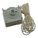 50mm Ahşap Jaluzi Redüktörlü Zincir Mekanizma Krem - Görsel 7