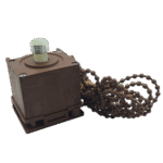 50mm Ahşap Jaluzi Redüktörlü Zincir Mekanizma Kahverengi - Görsel 6