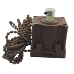 50mm Ahşap Jaluzi Redüktörlü Zincir Mekanizma Kahverengi - Görsel 7