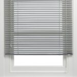 Açık Gri Düz Alüminyum Jaluzi Perde P003