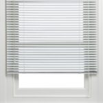 Gri Beyaz Çekiç Dövme Alüminyum Jaluzi Perde P7008