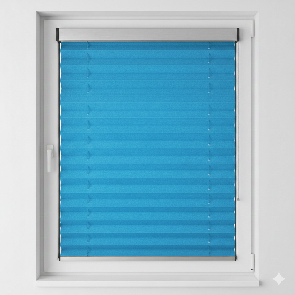 PLS60-1 Mavi Plise Perde PLS60 - Görsel 1