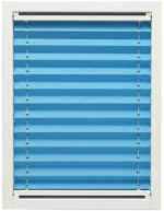 Mavi Kasalı Plise Perde PLS60K