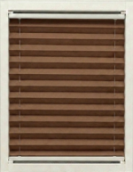 Kahve Kasalı Plise Perde PLS62K