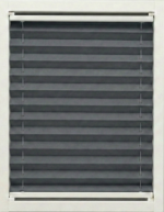 Kasalı Antrasit Plise Perde