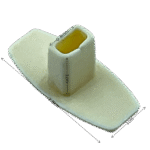 Stor Perde Etek Kare Arkalı Krem Çıta Tıpası SPY008 - Görsel 13