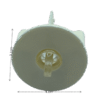 38 lik Dikdörtgen Pimli Krem Boru Sonu Tıpası - Görsel 9