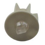 32'lik Dikdörtgen Pimli Krem Boru Sonu Tıpası - Görsel 12