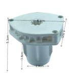 38'lik Redüktörlü Zincir Mekanizması - Dişi Uçlu - Görsel 10