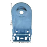 Boru Sonu Tıpa Metal Ayağı Yuvarlak Dişi - Görsel 9