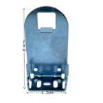 Geniş Kasa Metal 38'lik Kare Ayak - Görsel 3