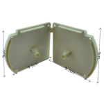 Kapalı Kasa Perde Kare Tıpalı Büyük Kutu Krem Kapak Takımı - Görsel 10