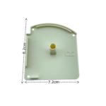 Kapalı Kasa Perde Kare Tıpalı Küçük Kutu Krem Sağ Kapak - Görsel 12