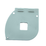 Kapalı Kasa Perde Dişi Aparatlı Küçük Kutu Modüler Beyaz Sol Kapak - Görsel 5