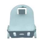 Geniş Kasa Beyaz Boyalı Kısa Kare Ayak - Görsel 6