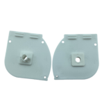 Kapalı Kasa Perde Erkek ve Dişi Aparatlı Küçük Kutu Modüler Beyaz Kapak Takımı - Görsel 3