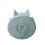 32'lik Dikdörtgen Pimli Beyaz Boru Sonu Tıpası - Görsel 4