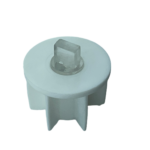 32'lik Dikdörtgen Pimli Beyaz Boru Sonu Tıpası - Görsel 7