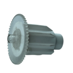 32'lik Çevirme Mekanizma Pimli Beyaz Boru Sonu Tıpası - Görsel 7