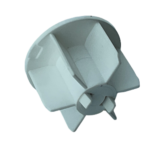 38'lik Jumbo Mekanizma Şeffaf Pimli Boru Sonu Tıpası - Görsel 5