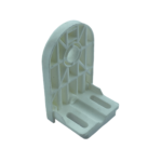 Dar Kasa Ayak Yuvarlak Delikli Beyaz - Görsel 7