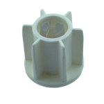 28'lik Kare Şeffaf Pimli Beyaz Boru Sonu Tıpası - Görsel 7