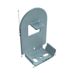 Dar Kasa Metal Beyaz Boyalı Kare Pimli Ayak - Görsel 11