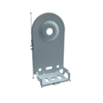 Geniş Kasa Metal Beyaz Boyalı Yuvarlak Delikli Uzun Ayak - Görsel 12