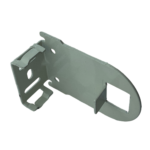 Geniş Kasa Metal Krem Boyalı Kare Pimli Ayak - Görsel 6