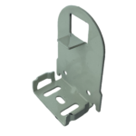 Geniş Kasa Metal Krem Boyalı Kare Pimli Ayak - Görsel 10