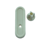 Zebra Perde Oval Krem Etek Çıta Tıpası - Görsel 4