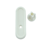 Zebra Perde Oval Beyaz Etek Çıta Tıpası - Görsel 4