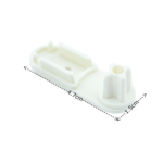 Zebra Perde Oval Beyaz Etek Çıta Tıpası - Görsel 10