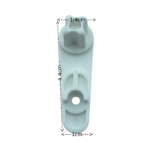 Zebra Perde Damla Beyaz Etek Çıta Tıpası - Görsel 12